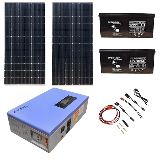 [AMAT6-104952] Sistem kit panou solar fotovoltaic cu invertor 700W, cablu electric si accesorii de conectare