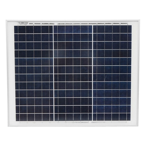 [AMAT6-106724] Panou solar 30W fotovoltaic policristalin cu cablu 90cm si tensiune maxima 18V 440x542x20mm