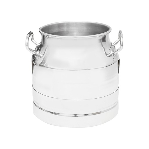 [AMAT6-106820] Bidon de inox pentru lapte cu capac 10L aparat de muls vaci