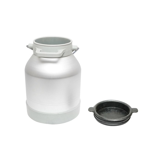 [AMAT6-106824] Bidon de aluminiu cu capac pentru lapte 20L aparat de muls vaci