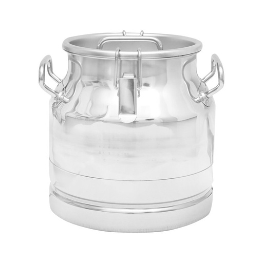 [AMAT6-106825] Bidon de inox pentru lapte cu capac 10L aparat de muls vaci