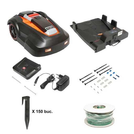 [AMAT6-107479] Robot pentru tuns gazon latime taiere 240mm, pentru suprafete de pana la 1000mp cu aplicatie pe smartphone