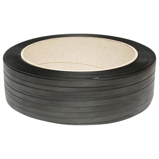 [AMAT6-107764] Banda de legat PP polipropilena uz semi-automat, 19x0,8mm, neagra, rola 1000m