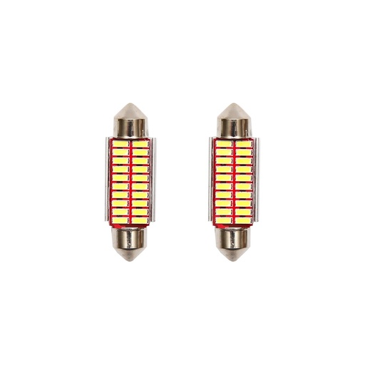 [AMAT6-108967] Set 2 becuri LED SMD SOFIT 39mm 12V 0,155A lumina rece