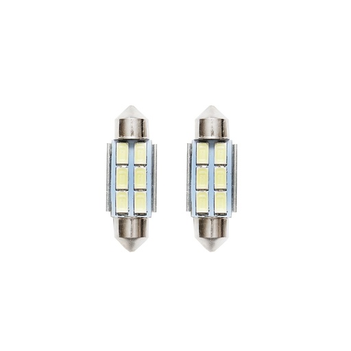 [AMAT6-108970] Set 2 becuri LED SMD SOFIT 36mm 12V 0,2A lumina rece