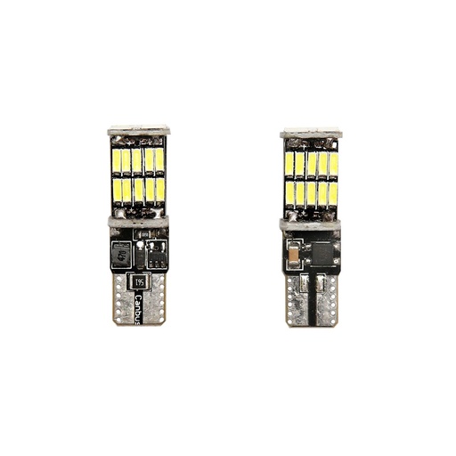 [AMAT6-108973] Set 2 becuri LED SMD 12V T10 0,2A lumina rece