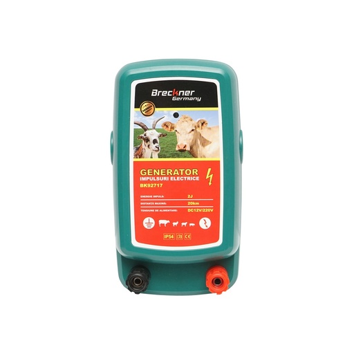 [AMAT6-109031] Aparat generator de impulsuri 2 Joule, 20Km pentru gard electric 12V/220V, IP54