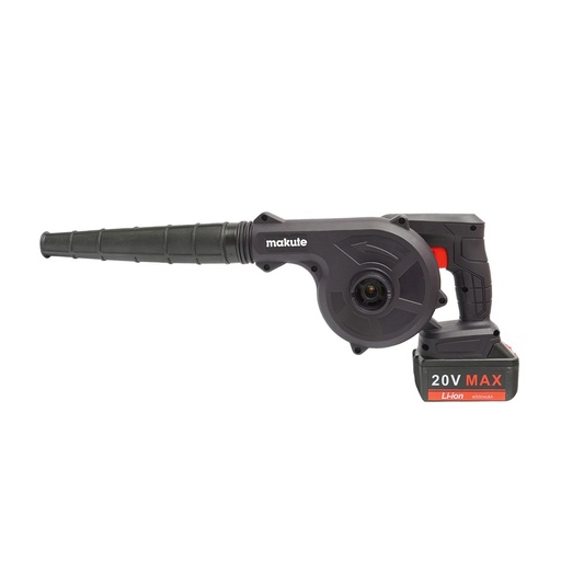 [AMAT6-109303] Suflanta aer si aspirator cu acumulator 20V/4000mAh si incarcator 220V/50-60Hz, debit aer 2.3m3/min, 20000rot/min Makute