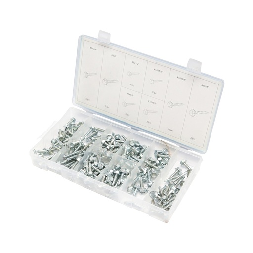 [AMAT6-109445] Trusa holsuruburi autoforante de tabla cu cap hexagonal 200 piese