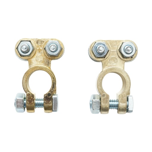 [AMAT6-109493] Set borne baterie de bronz cu strangere pe surub