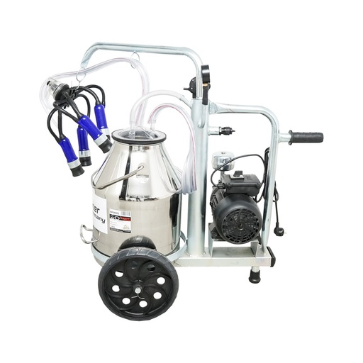 [AMAT6-109554] Aparat de muls vaci 1 post bidon 30L inox cu vid in cadru(vacuum)