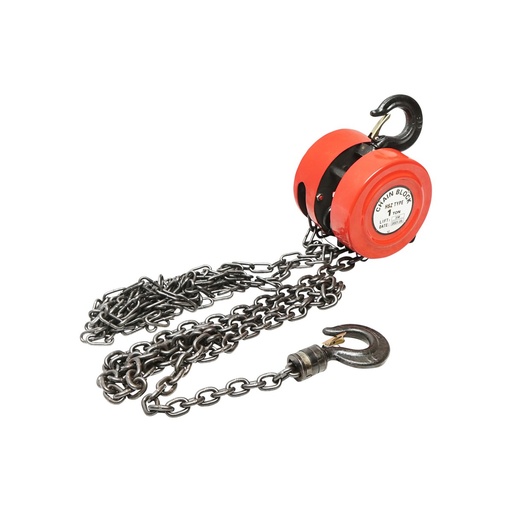 [AMAT6-109977] Palan manual cu lant sarcina maxima 1000Kg lungime lant 3m si carlig cu siguranta