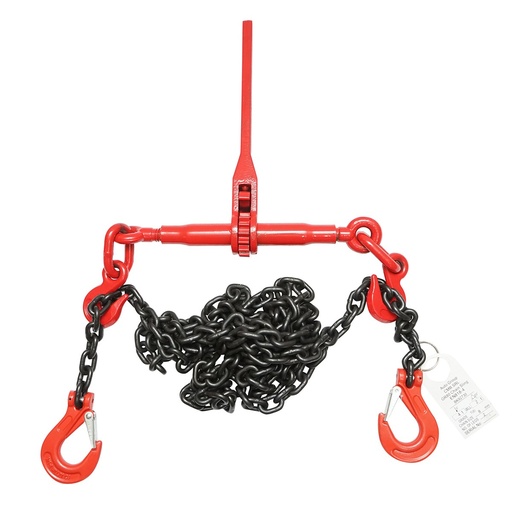[AMAT6-110116] Lant ancorare pentru utilaje grele cu dispozitiv de tensionare pe clichet, greutate suportata 4T, lungime lant 4m, grosime zala fi 8mm