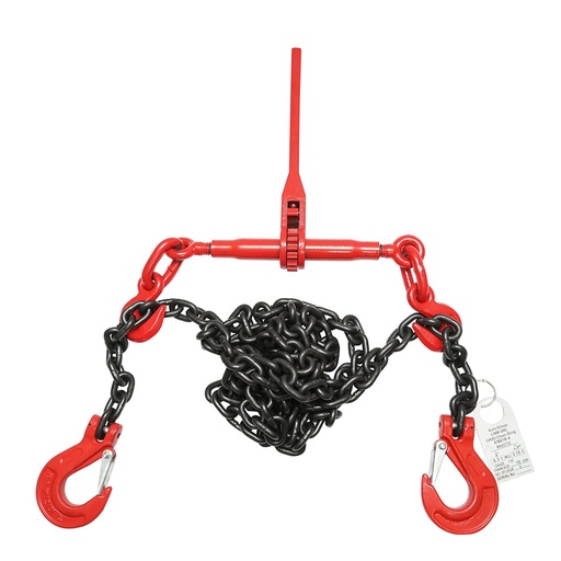 [AMAT6-110118] Lant ancorare pentru utilaje grele cu dispozitiv de tensionare pe clichet, greutate suportata 6.3T, lungime lant 4m, grosime zala fi 10mm