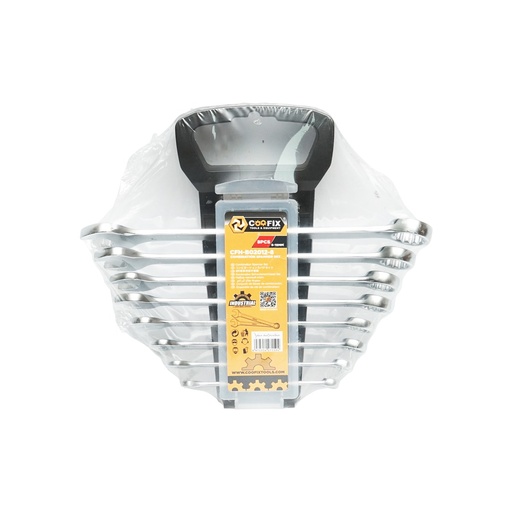 [AMAT6-110140] Set chei combinate fixe si inelare 8 buc. 6-19mm Coofix