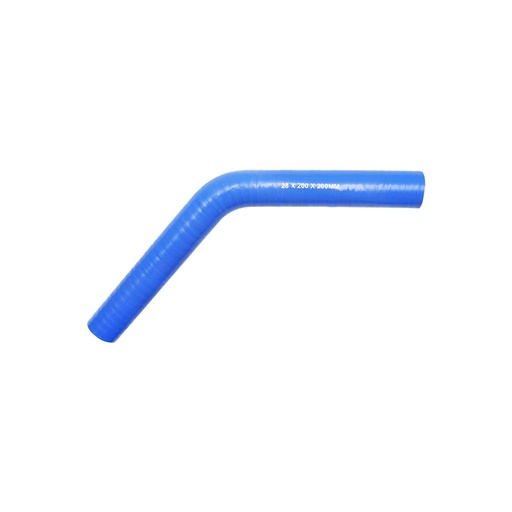 [AMAT6-110272] Furtun cotit silicon 45 grade cu insertie textila 28x200x200mm
