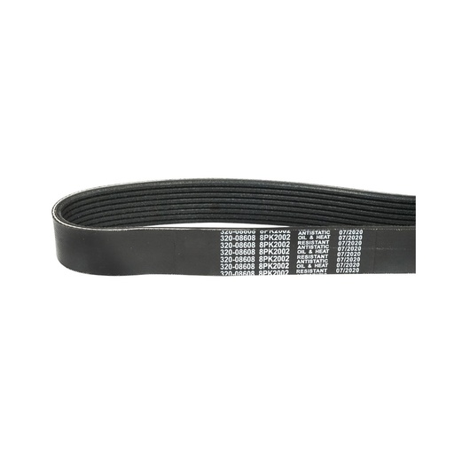 [AMAT6-110775] Curea ventilator 8PK2002 pentru JCB 2CX, 210, 212, MIDI CX: 2CX UTILITY, 2CX, 2CX-AIRMASTER, 2CX-SM, 2CXL, 2CXS, 2CXSL OEM 320-08608