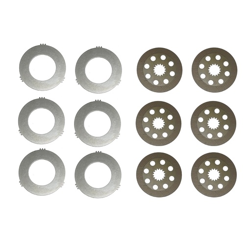 [AMAT6-110793] Set discuri frictiune 222x50x3.8mm Z=15, placa 240x130x3.8mm pentru JCB 3C, 3CX, 3D, 3DX, 4C, 4CN, 4CX OEM 458-20289 - 458-20353