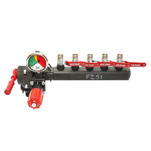 [AMAT6-110954] Distribuitor cu 5 cai, manometru glicerina inclus pentru erbicidator