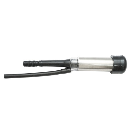 [AMAT6-110970] Manson din sticla, transparent cu intaritura din inox pentru aparat de muls