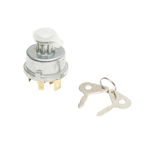 [AMAT6-111191] Contact pornire cu cheie 12V, fi 54mm, protectie apa, filet de prindere fi 16mm, 6 pini pentru Tractor Forestier, Perkins, Case, Massey Ferguson