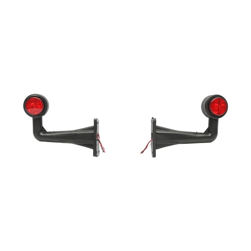 [AMAT6-111445] Lampi laterale de gabarit cu LED 12/24V, rosu-alb