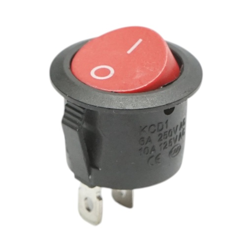 [AMAT6-111482] Buton intrerupator ON-OFF cu 2 pini 12V/10A, 250V AC/15A