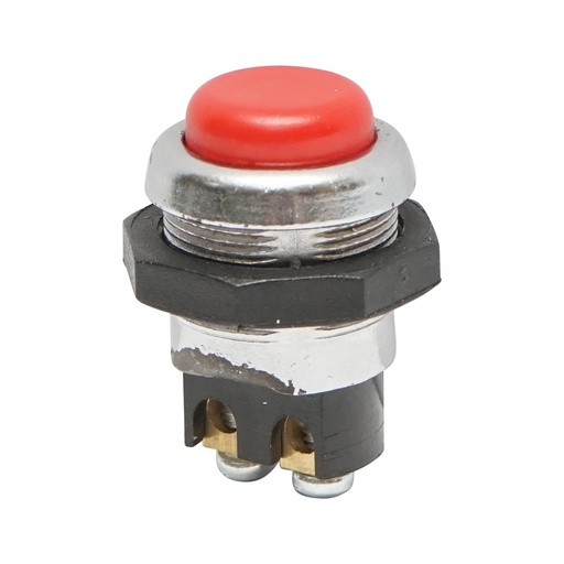 [AMAT6-111486] Buton pornire metalic cu revenire 12-24V DC/10A, 125-250V AC/2A