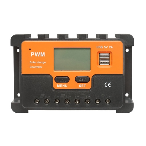 [AMAT6-111511] Regulator tensiune pentru panou solar 30A 12V/24V 2X port USB 5V/2A