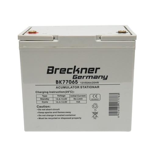[AMAT6-111655] Baterie sistem solar cu gel 12V 50Ah 20HR 242x148x240mm FCG12-50
