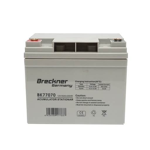 [AMAT6-111660] Baterie sistem solar cu gel 12V 35Ah 20HR 196x130x155mm FCD12-35