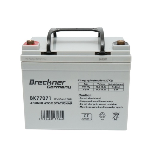 [AMAT6-111661] Baterie sistem solar cu gel 12V 33Ah 20HR 196x130x155mm FCG12-33
