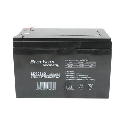 [AMAT6-111663] Baterie sistem solar cu gel 12V 12Ah 20HR, 152x99x96x102mm FC12-12