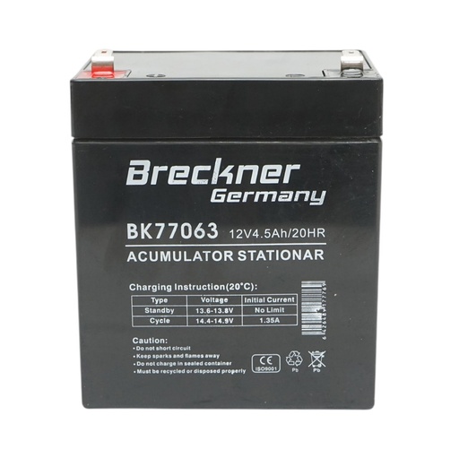 [AMAT6-111674] Baterie sistem solar cu gel 12V 4.5Ah 20HR, 90x70x101x107mm FC12-4.5