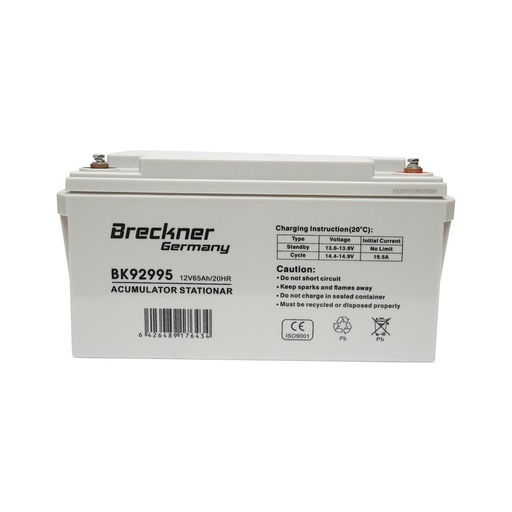 [AMAT6-111712] Baterie sistem solar fotovoltaic 12V 65Ah 20HR 365x179x210mm SL12-65