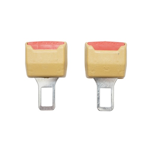 [AMAT6-111723] Set 2 adaptoare centura siguranta auto bej