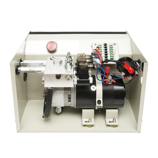 [AMAT6-111752] Pompa hidraulica cu electrovalve pentru lift oblon/usa spate camion/semiremorca/camioneta 24V, 2.2kW, 20Bar