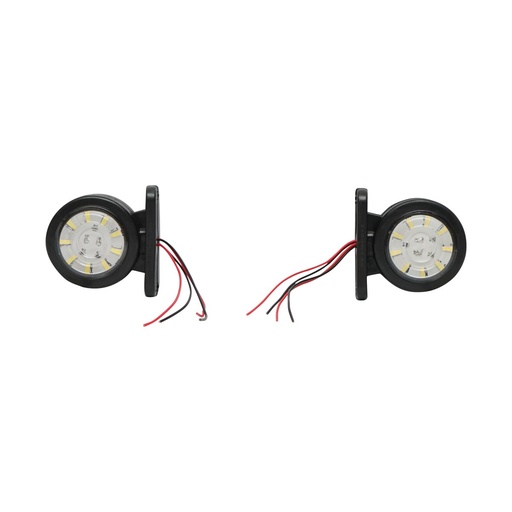[AMAT6-111838] Lampa pozitie led rosu-alb 12-24V