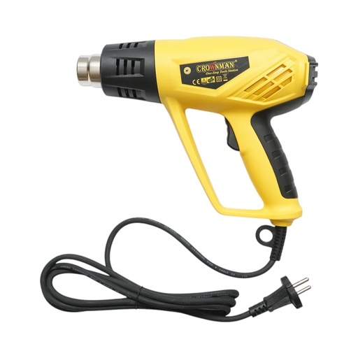 [AMAT6-112108] Pistol cu aer cald 2000W, 220V, debit aer 250/550 L/min, 2 trepte de temperatura 350/650°C Crownman