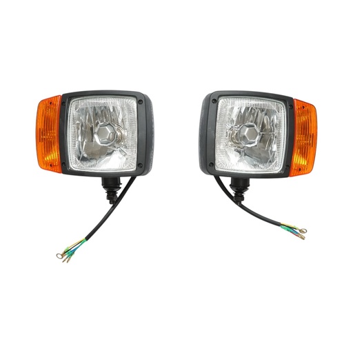 [AMAT6-112155] Set lampi fata cu semnalizare stanga/dreapta 12/24V pentru JCB 3CX, 3DX cod OEM 700/50055, 700/50056, 700/50119, 700/38400