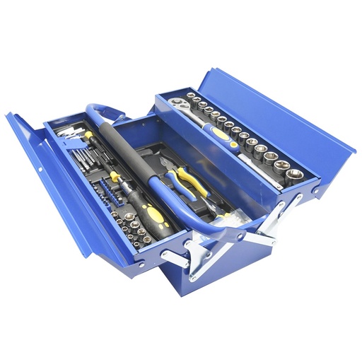 [AMAT6-112164] Trusa scule 64 piese cutie metalica rabatabila 48x24x21cm