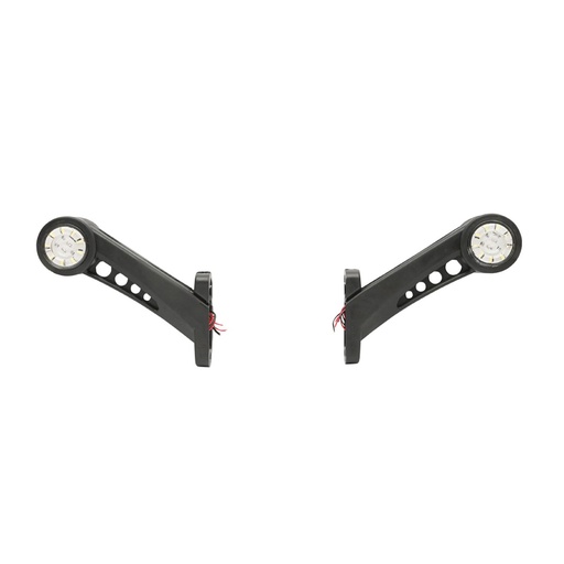 [AMAT6-112232] Set lampi laterale de gabarit cu LED 12-24V, rosu-alb, PVC elastic