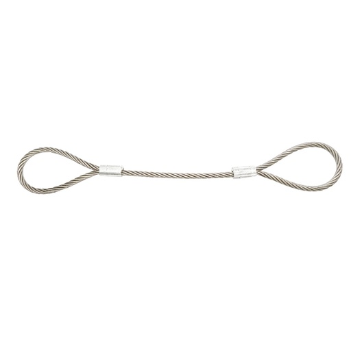 [AMAT6-112552] Cablu troliu ciochinar din otel 6x37 fi 14mm 1m cu 2 ochiuri