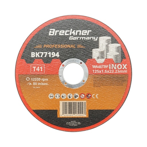 [AMAT6-112689] Panza disc flex pentru taiat si polizat inox T41 125x1.6x22mm