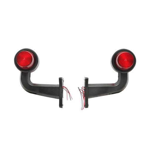 [AMAT6-112858] Set lampi laterale gabarit led cu brat 12-24V rosu/galben FR0147R/Y