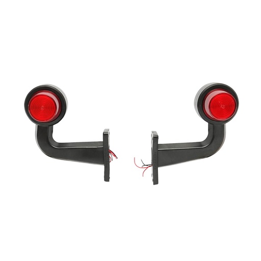 [AMAT6-112859] Set lampi laterale gabarit led-neon cu brat 12-24V rosu/alb FR0148R/W