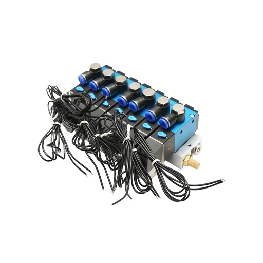 [AMAT6-113001] Caseta electroventil troliu CD Tractor Forestier 12V 5 inchis, 2 deschis