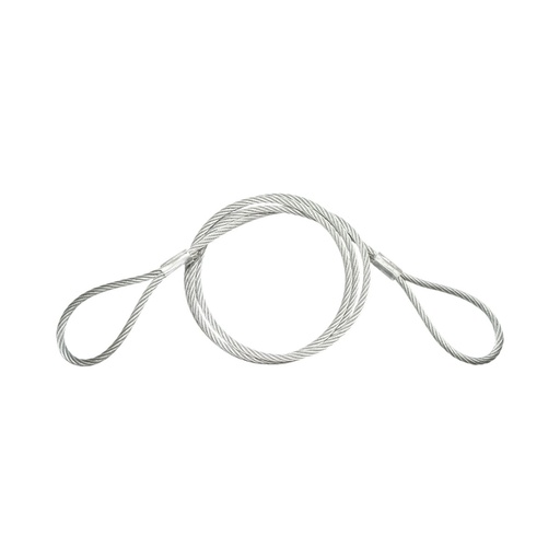 [AMAT6-113029] Cablu sufa troliu ciochinar otel 14mm x 4m cu ochiuri pentru tractare/ridicare