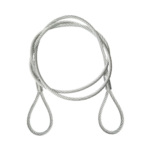 [AMAT6-113033] Cablu sufa troliu ciochinar otel 16mm x 4m cu ochiuri pentru tractare/ridicare