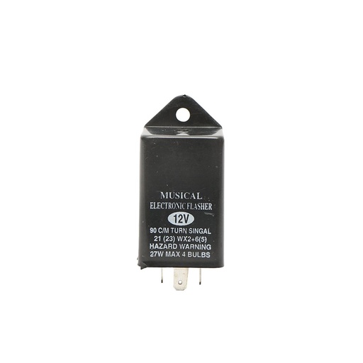 [AMAT6-113066] Releu semnalizare musical universal 12V max 27W 3 pini